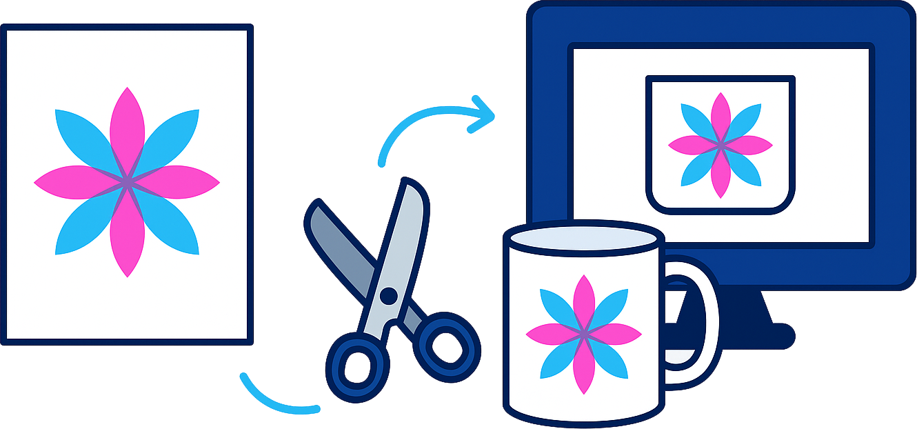 Mockup de tazas con plantillas